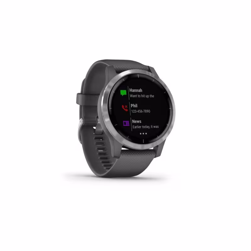 Смарт-часы Garmin Vivoactive 4, серый/серебристый