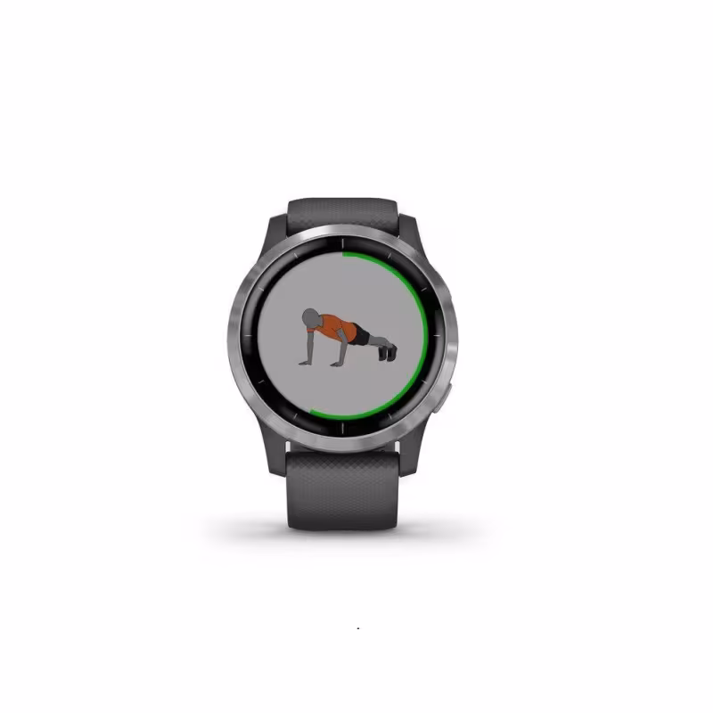 Смарт-часы Garmin Vivoactive 4, серый/серебристый