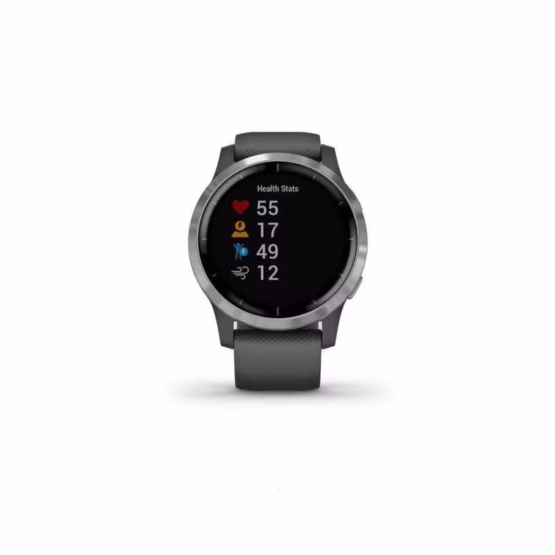 Смарт-часы Garmin Vivoactive 4, серый/серебристый