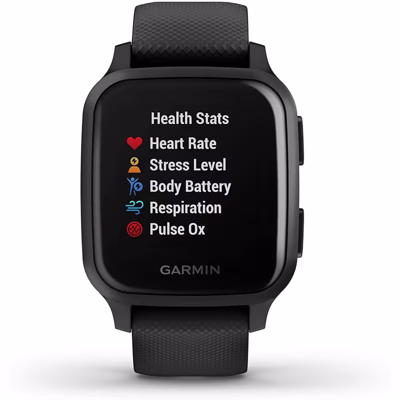 Смарт-часы Garmin Venu Sq NFC Music, черный/серый