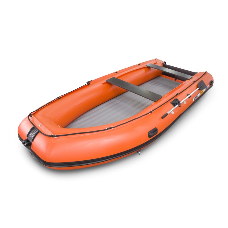 Надувная лодка ПВХ Solar Strela 450 Jet tunnel, НДНД, оранжевый