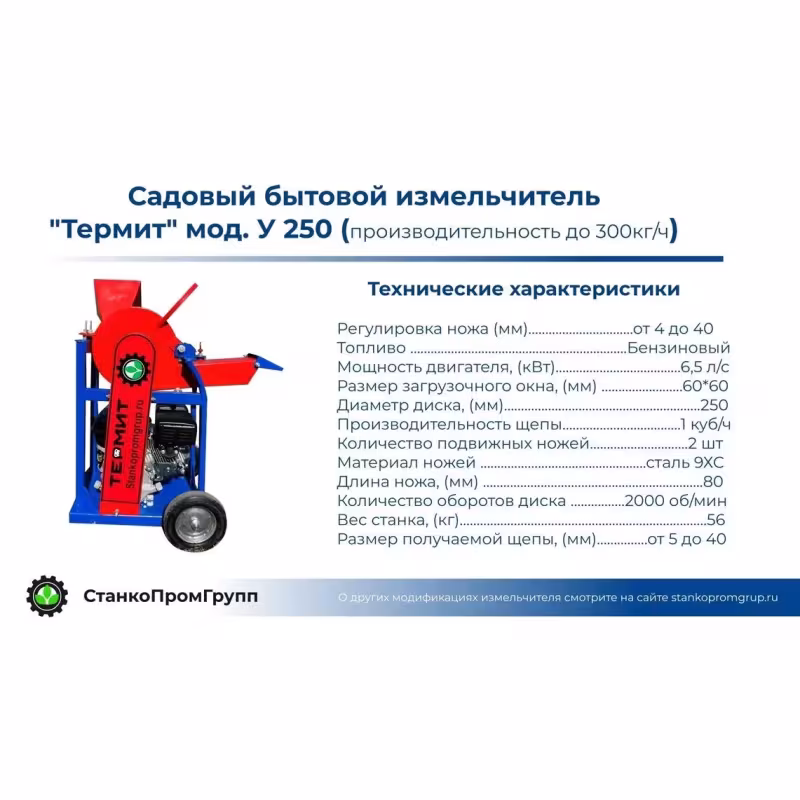 Измельчитель бензиновый Термит У250 Б