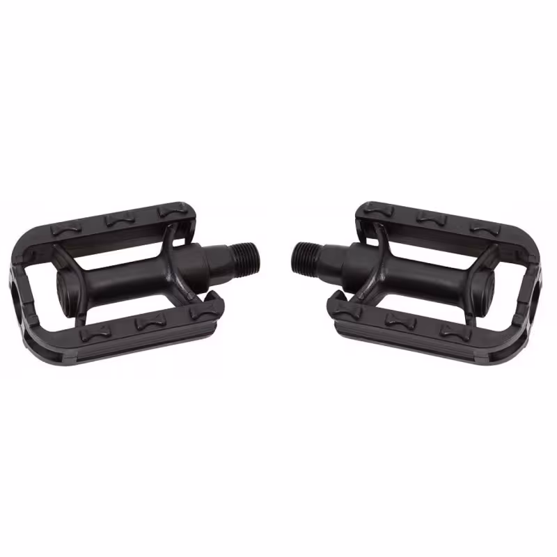 Комплект педалей KIDS, пластик, 90х60, ось 9/16", HF-812, New Vision черный