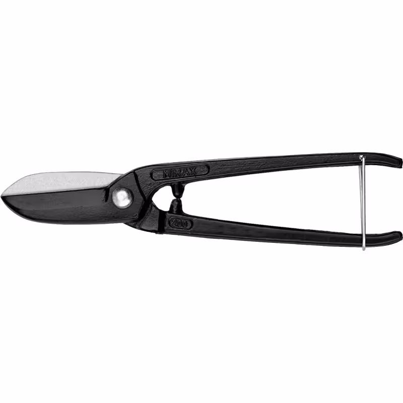 Ножницы по металлу прямые 200мм 0,8 мм толщина реза  Mirax