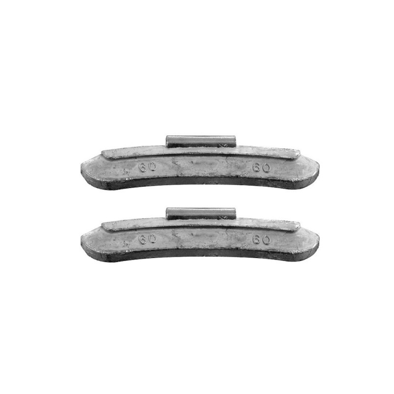 Грузики балансировочные для стальных дисков Clipper 0260, 60 г, 25 шт