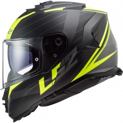 Мотошлем LS2 FF800 Storm Nerve HI-VIS, черный/желтый, размер M