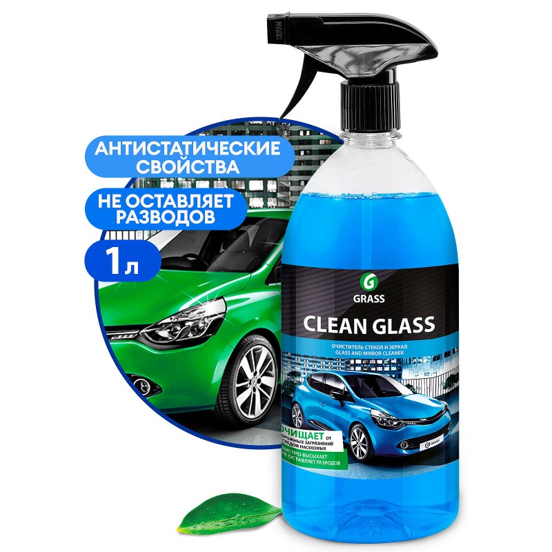 Очиститель стекол и зеркал Grass Clean Glass 800448, 1 л