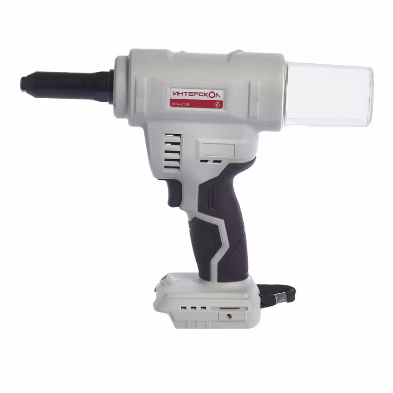 Пистолет заклепочный аккумуляторный Интерскол ВПА-6/18 (без АКБ)