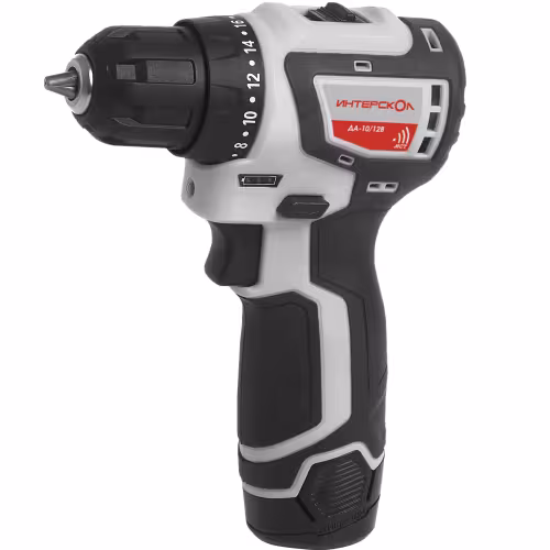 Дрель-шуруповерт аккумуляторная Интерскол ДА-10/12В
