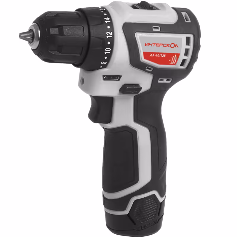 Дрель-шуруповерт аккумуляторная Интерскол ДА-10/12В