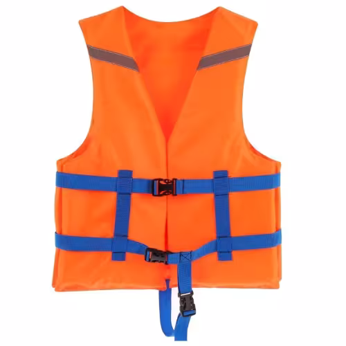 Жилет страховочный СТ, размер 56-62, до 120 кг, оранжевый 