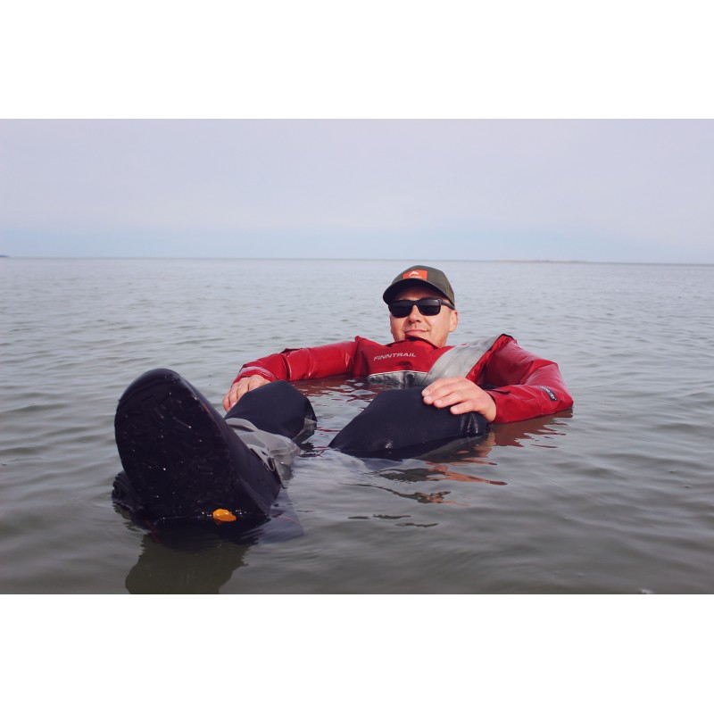 Комбинезон-вейдерсы Finntrail Drysuit PRO 2504, мембрана Hard-Tex, красный, размер M