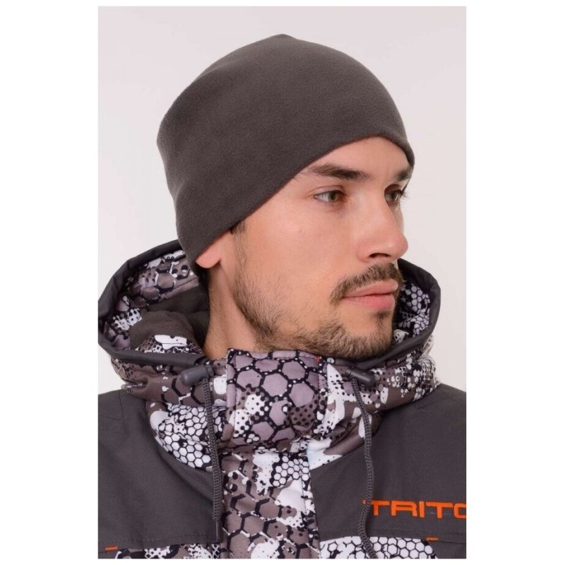 Шапка Triton Gear Fleece 130, флис, серый