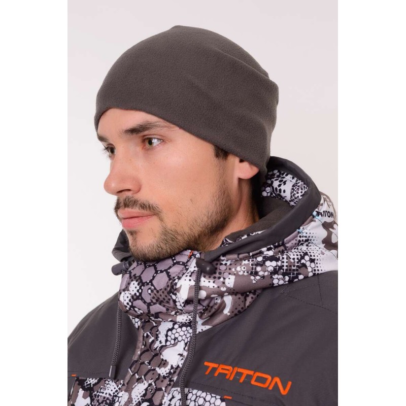 Шапка Triton Gear Fleece 130, флис, серый