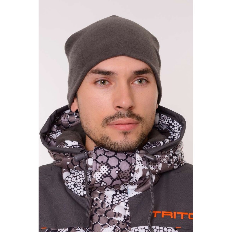 Шапка Triton Gear Fleece 130, флис, серый