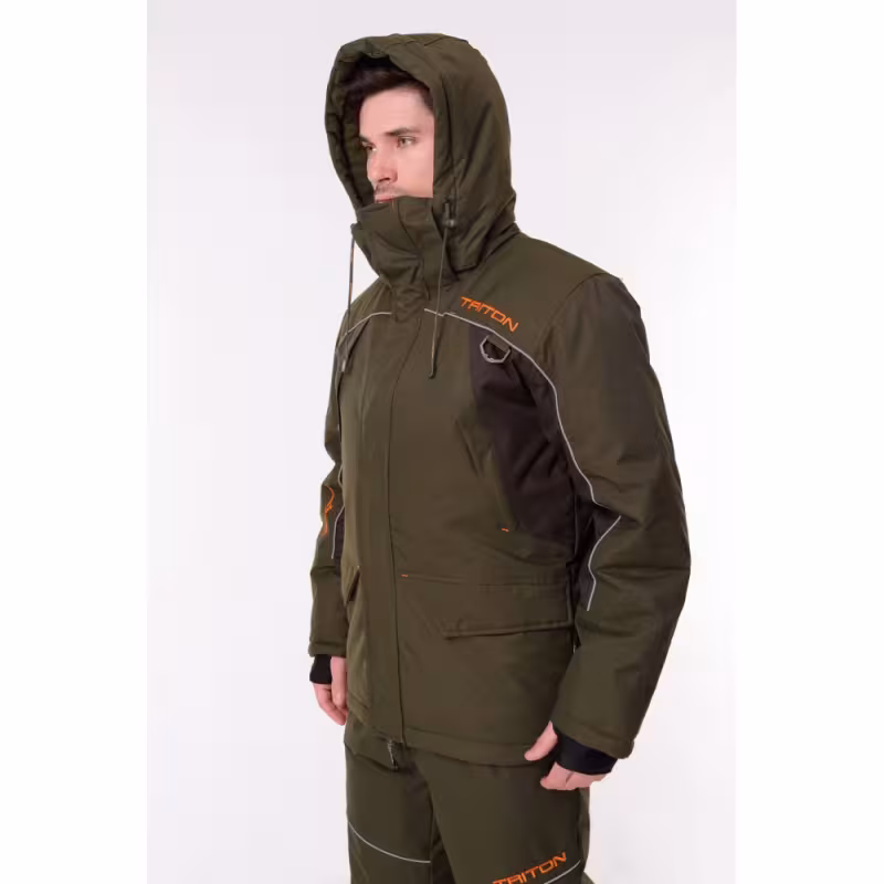 Костюм мужской Triton Gear Стрим -40 ПК, ткань Таслан, зеленый, размер 56-58 (XL), рост 182-188 см