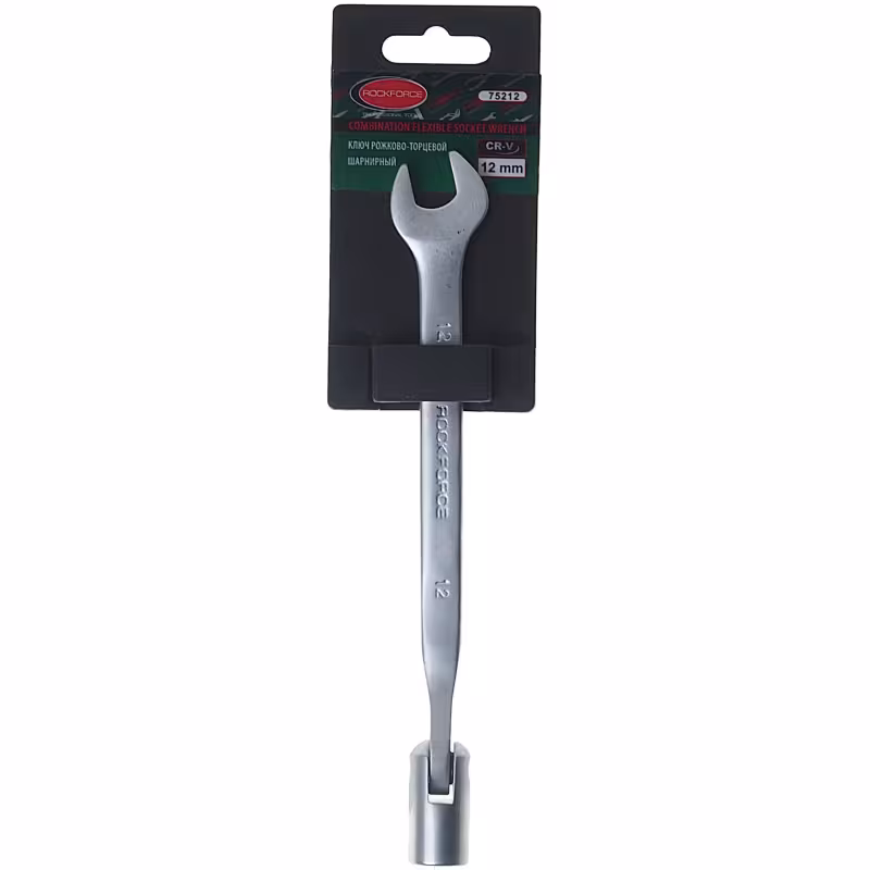 Ключ рожково-торцевой Rockforce RF-75212, 12 мм