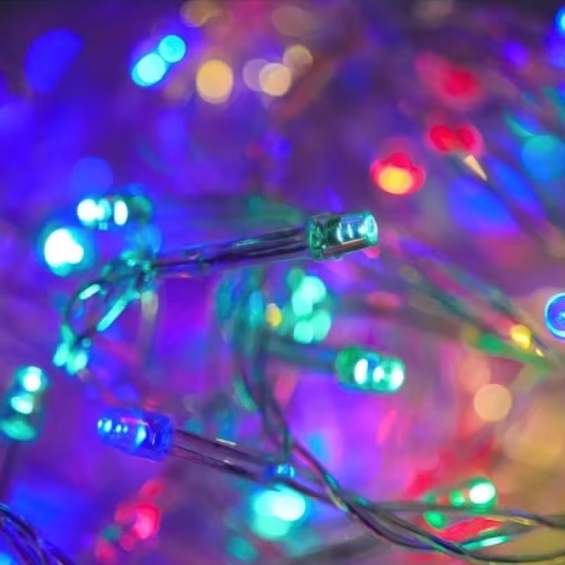 Гирлянда-нить Ecola N2YM06ELC 100 led, разноцветный, 6 м