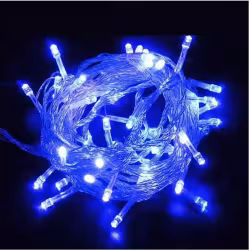 Гирлянда-нить Ecola N2YB06ELC 100 led, синий, 6 м