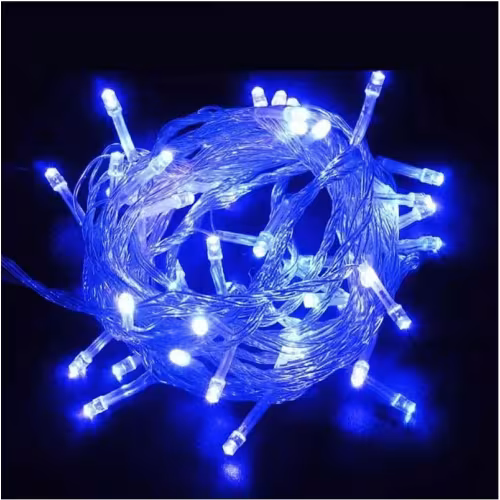 Гирлянда-нить Ecola N2YB06ELC 100 led, синий, 6 м