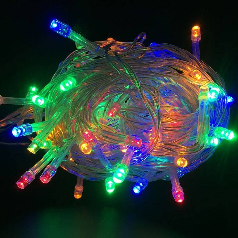 Гирлянда-нить Ecola N2YM10ELC 160 led, разноцветный, 10 м