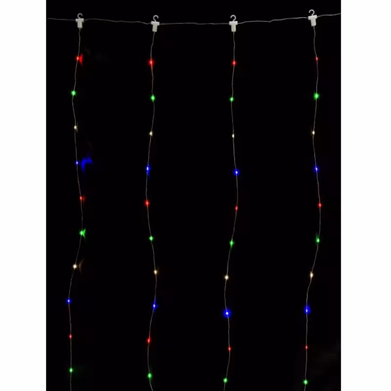 Гирлянда-занавес TDM Electric 200 led SQ0361-0088, разноцветный, 2х2 м