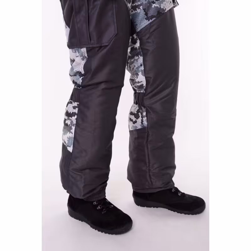 Костюм мужской OneRus Горный -45, ткань Алова/Таслан, белый камуфляж/серый, размер 56-58, 182-188 см