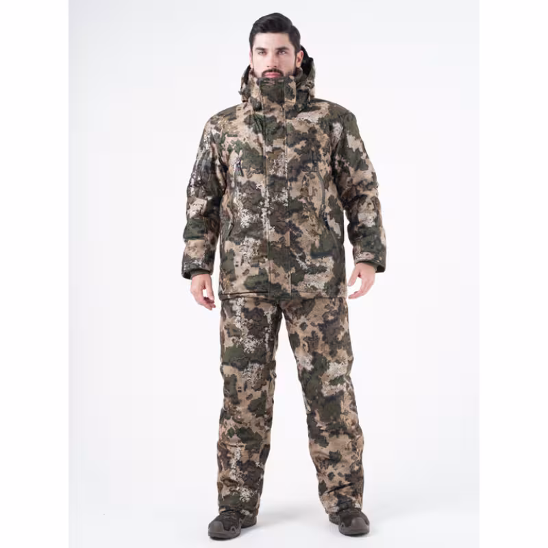 Костюм мужской OneRus Тактика -15, ткань Алова, бежевый камуфляж, размер 48-50, 170-176 см