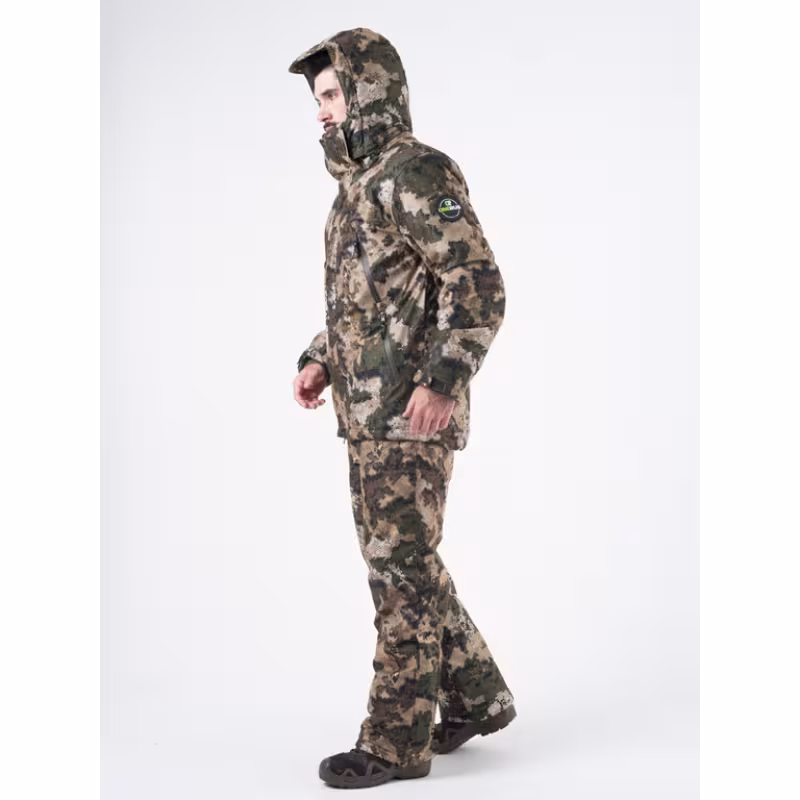 Костюм мужской OneRus Тактика -15, ткань Алова, бежевый камуфляж, размер 52-54, 170-176 см