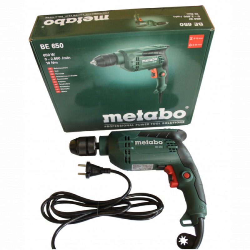 Дрель сетевая Metabo BE 650