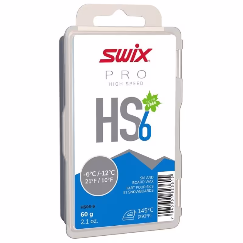 Парафин Swix Blue HS06-6 (-6...-12°С)