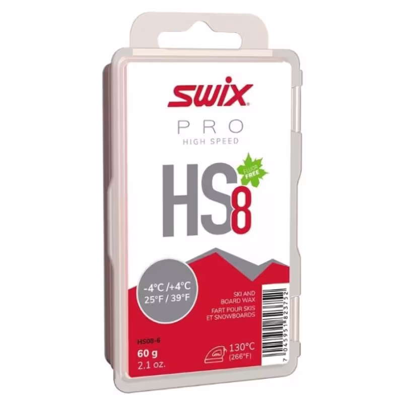 Парафин Swix Red HS08-6 (+4...-4°С)