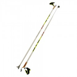 Лыжные палки STC  Avanti, серебро, карбон, 135 см