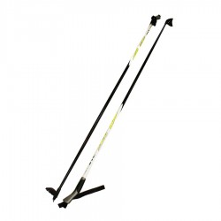 Лыжные палки STC X600 Yellow, стекловолокно, 160 см