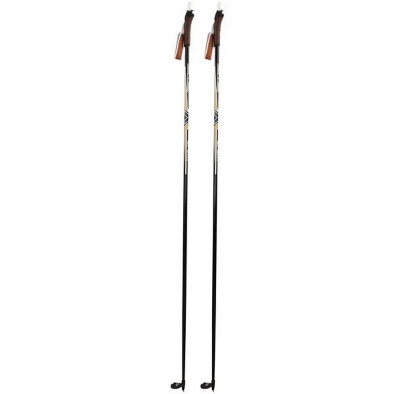 Лыжные палки STC Sport гибридные, карбон, стекловолокно, 170 см