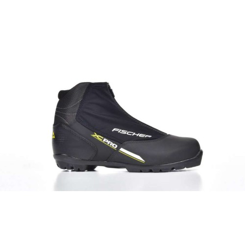 Ботинки лыжные Fischer XC Pro Black Yellow S21817 NNN черный, размер 44