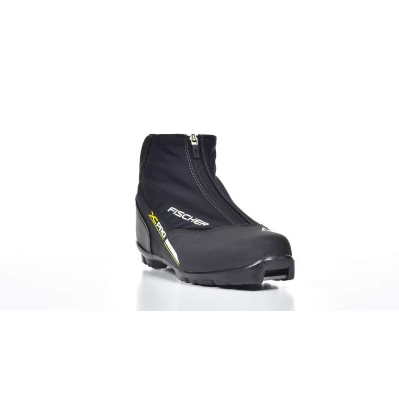 Ботинки лыжные Fischer XC Pro Black Yellow S21817 NNN черный, размер 44