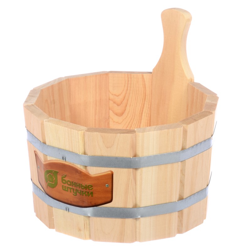 Ушат-шайка Банные штучки 33205, липа, 5 л