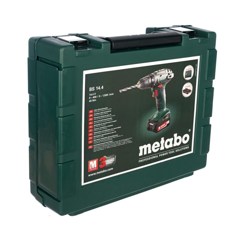 Дрель аккумуляторная Metabo BS 14,4 