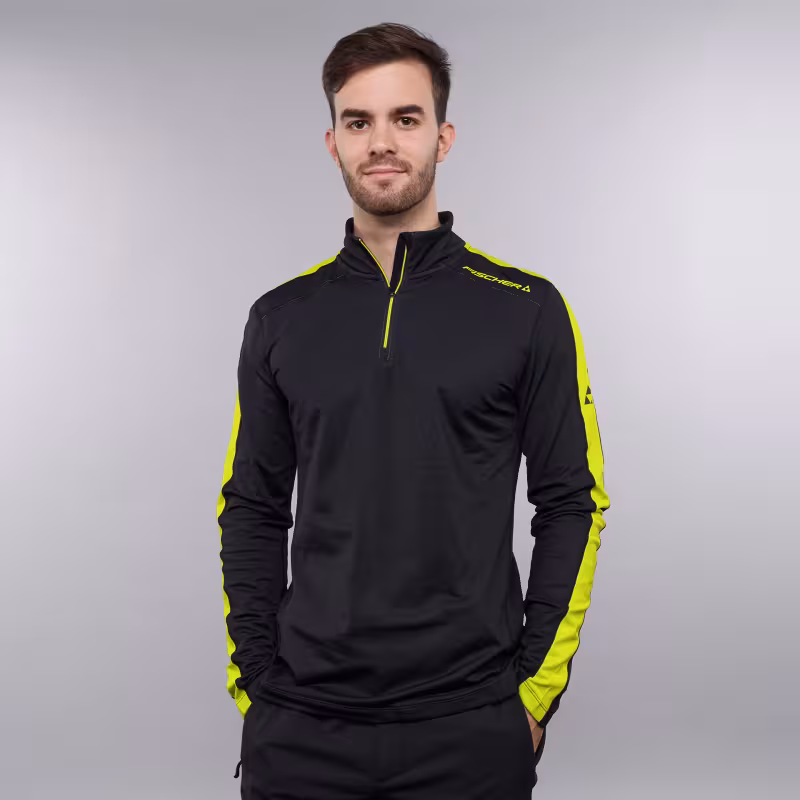 Джемпер мужской Fischer Golm, черный/желтый, размер S