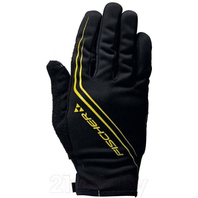 Перчатки Fischer Performance G90219, черный/желтый, размер 5
