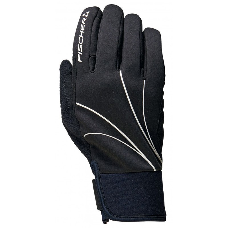 Перчатки мужские Fischer Comfort, черный/белый, размер XS