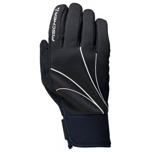 Перчатки мужские Fischer Comfort, черный/белый, размер XXS