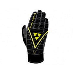 Перчатки подростковые Fischer XC Race JR, черный/желтый, размер 3 (XS)