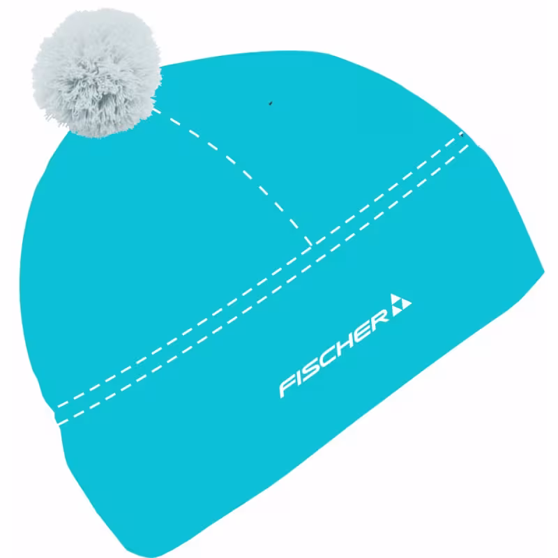 Шапка Fischer Fleece, бирюзовый, размер 52