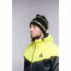 Шапка Fischer Logo GR8204-100, акрил/шерсть, черный/желтый, размер универсальный