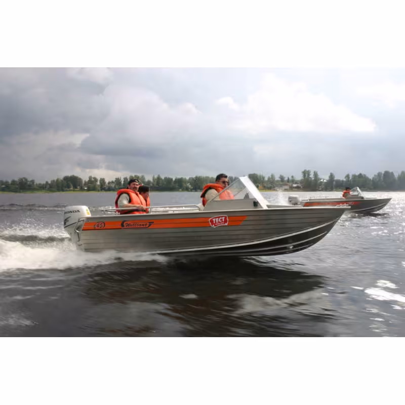 Лодка алюминиевая Wellboat 45М