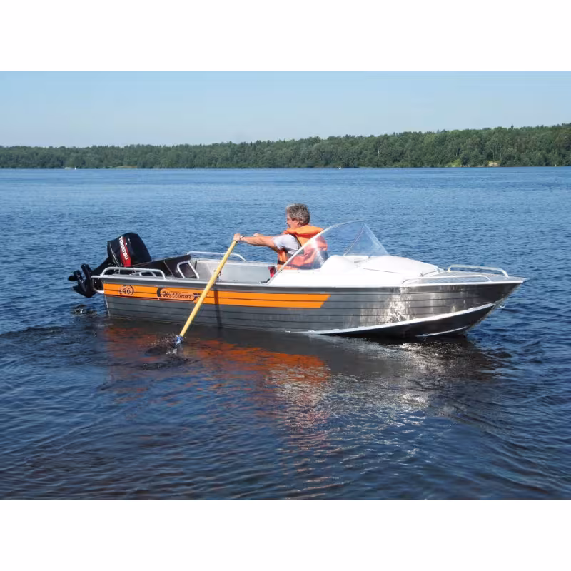 Лодка алюминиевая Wellboat 46М
