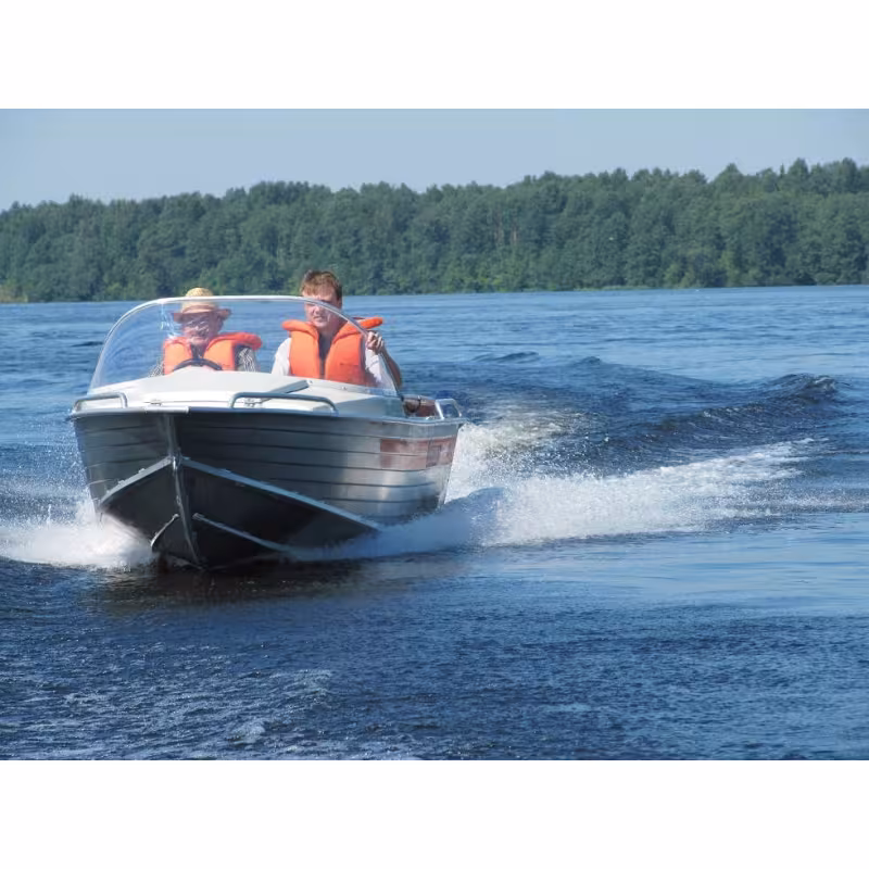 Лодка алюминиевая Wellboat 46М