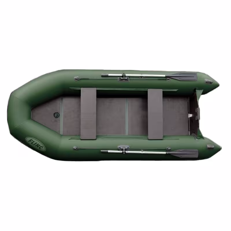 Надувная лодка ПВХ Flinc FT 320 L, оливковый